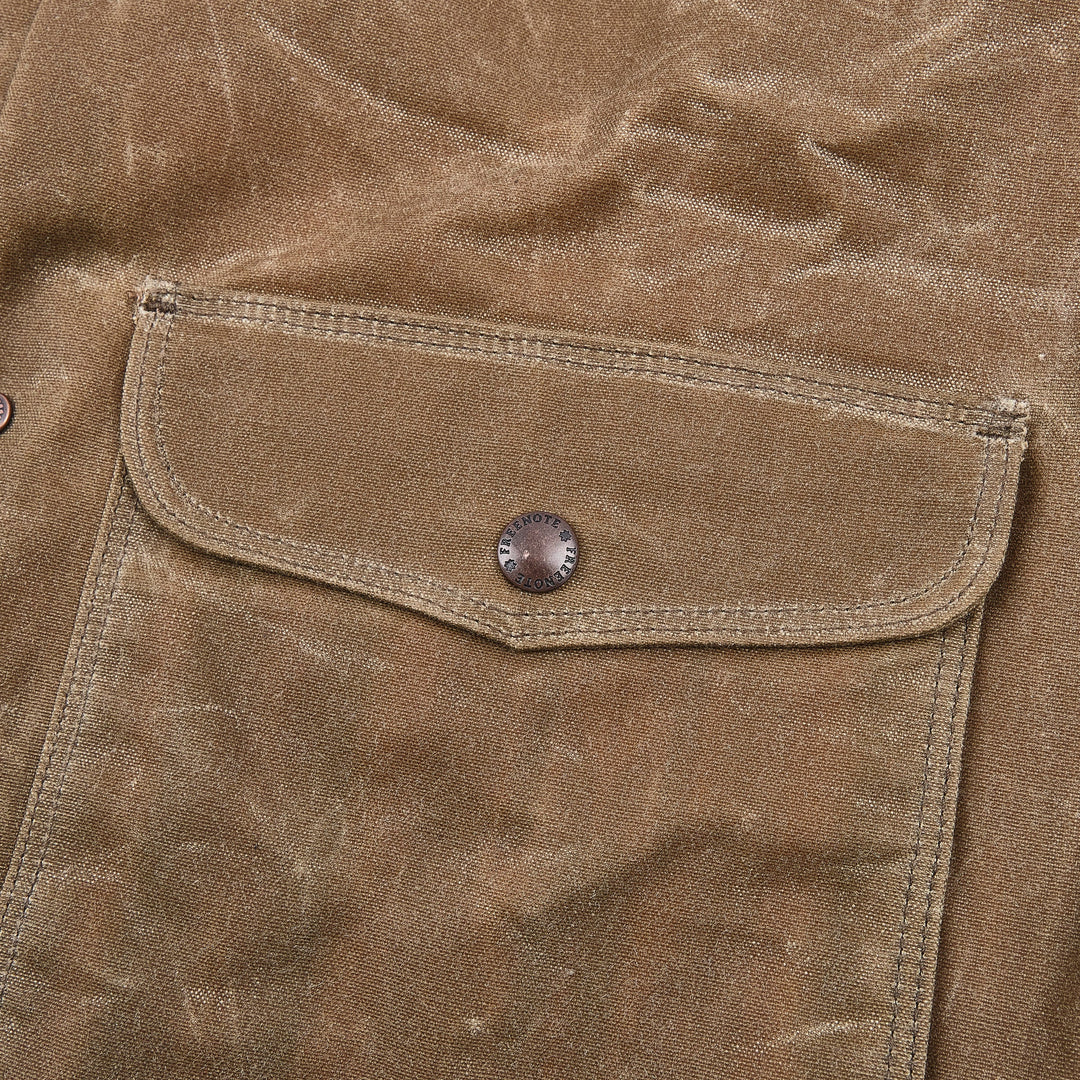 Freenote Cloth Faro Jacket 10oz Waxed Canvas - Tobacco