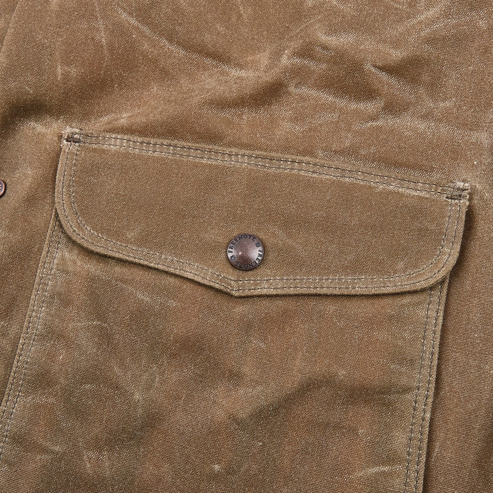 Freenote Cloth Faro Jacket 10oz Waxed Canvas - Tobacco