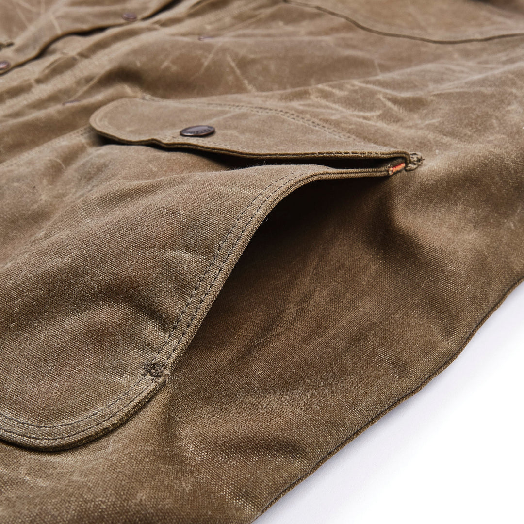Freenote Cloth Faro Jacket 10oz Waxed Canvas - Tobacco