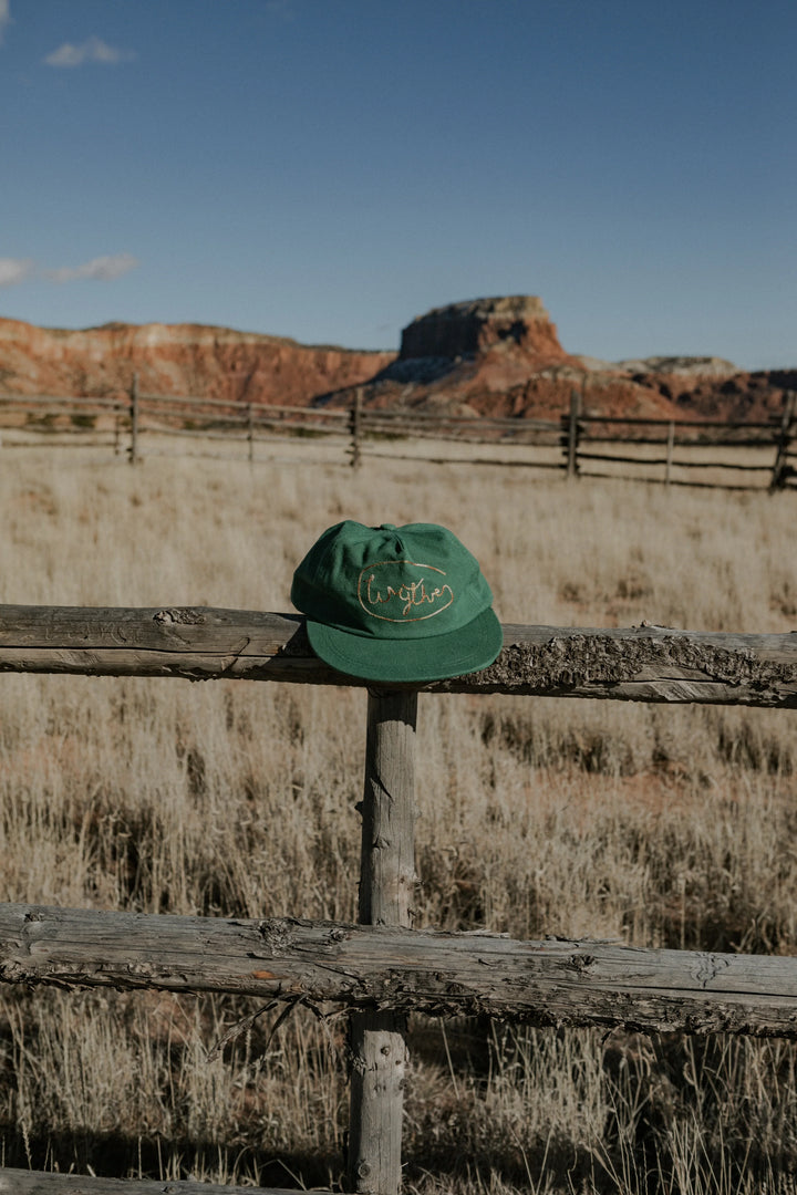 Wythe Chainstitched Canvas Ranch Hat - Green/Ombre