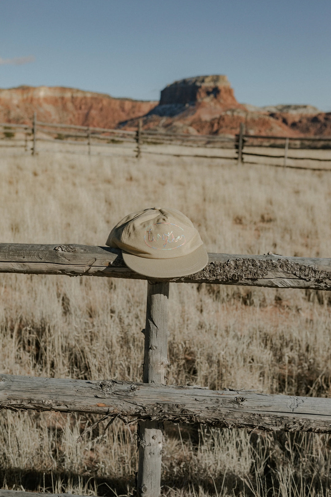 Wythe Chainstitched Canvas Ranch Hat - Khaki