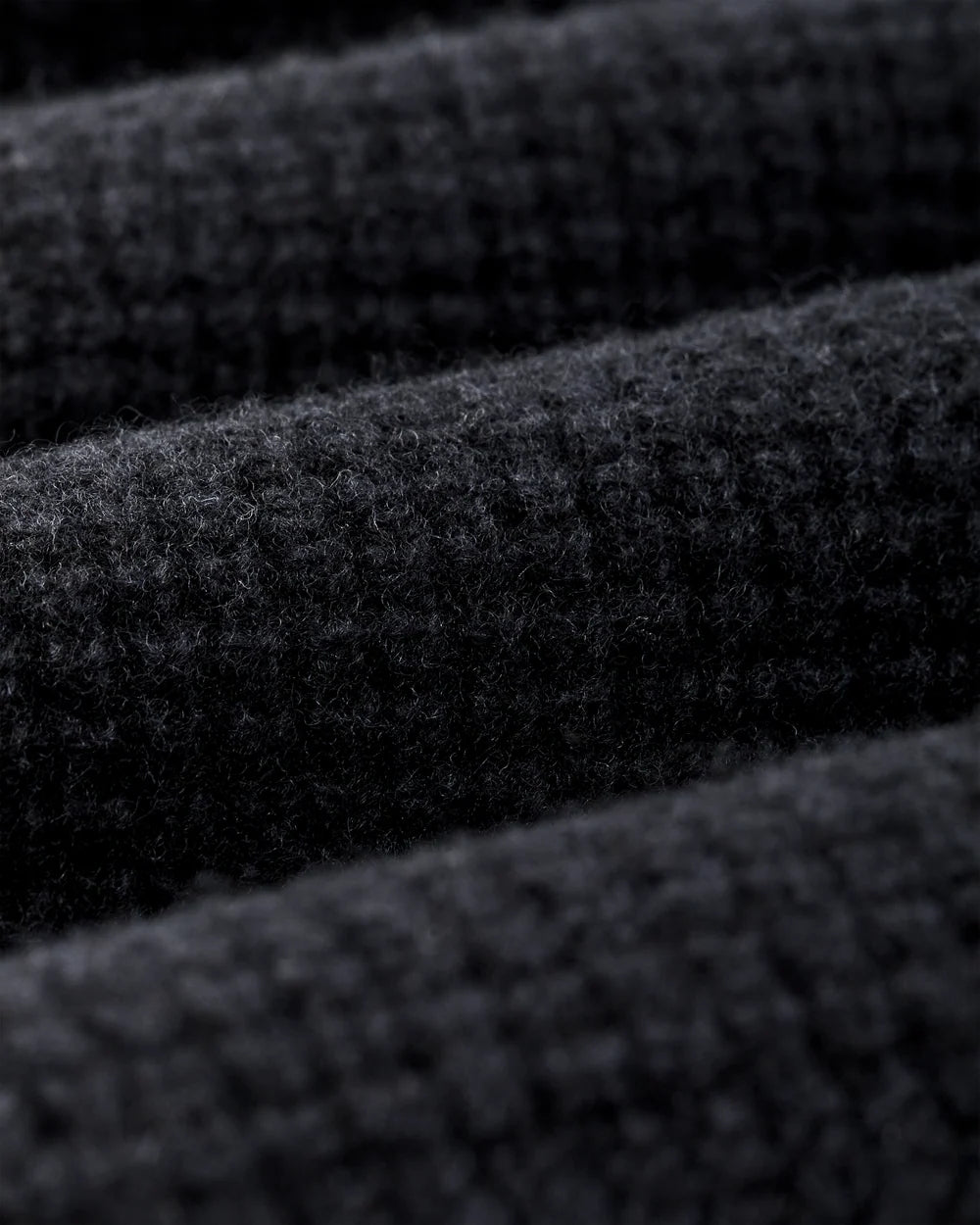 Filson Waffle Knit Merino Wool Sweater - Dark Navy