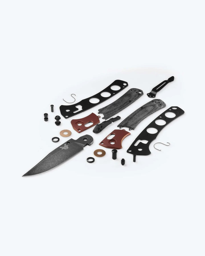 Benchmade Mini Crooked River - Burnt Copper / Black Micarta