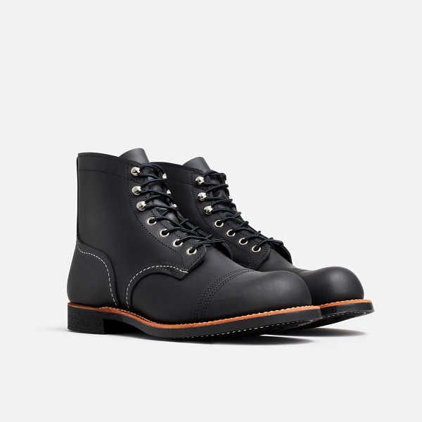 Red Wing Second - 6 INCH Iron Ranger- Black 8084D