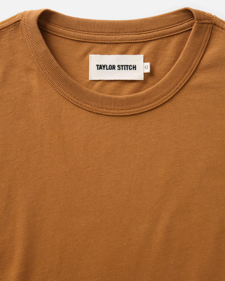 Taylor Stitch - The Regenerative Cotton Tee in Saffron